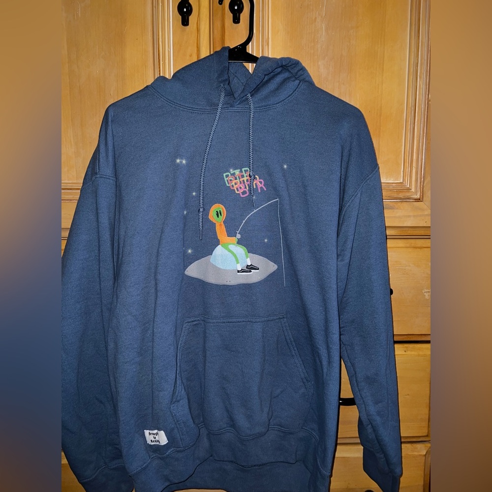 Vintage Blue Hoodie